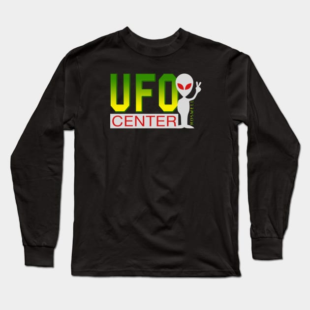 UFO Center Long Sleeve T-Shirt by Nazonian